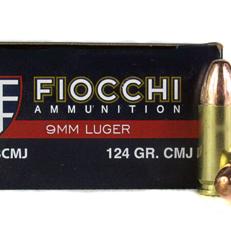 Fiocchi Shooting Dynamics 9mm Luger 124 Gr. Complete Metal Jacket- Box of 50