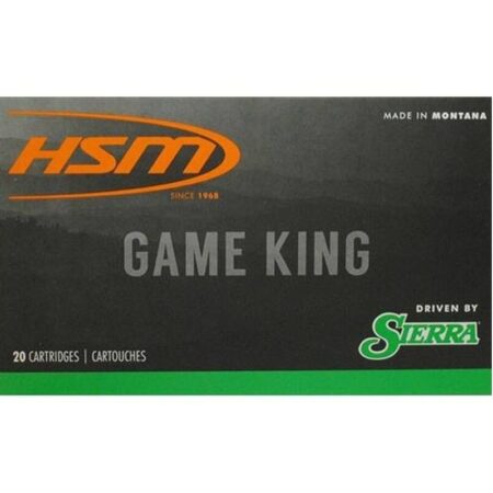 HSM Factory Blemish .270 Winchester Short Magnum (WSM) 130 Gr. Sierra GameKing Soft Point Boat Tail- Box of 20
