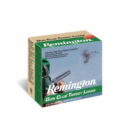 Remington Gun Club Target 12 Gauge 2-3/4" 1-1/8 oz #8 Shot- Box of 25