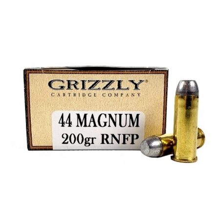 Grizzly .44 Magnum 200 Gr. Cowboy Action Round Nose Flat Point- Box of 50