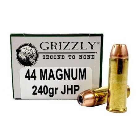 Grizzly .44 Magnum 240 Gr. High Performance Jacketed Hollow Point- Box of 20