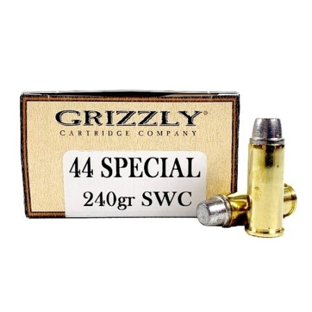 Grizzly .44 Special 240 Gr. Cowboy Action Semi-Wadcutter- Box of 50