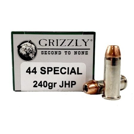 Grizzly .44 Special 240 Gr. High Performance Jacketed Hollow Point- Box of 20