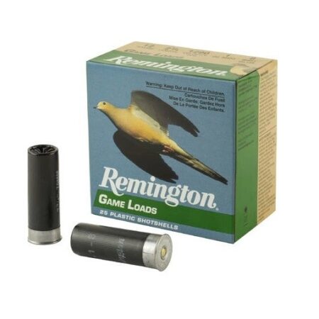 Remington Game Load 12 Gauge 2-3/4" 1 oz #8 Shot- Box of 25