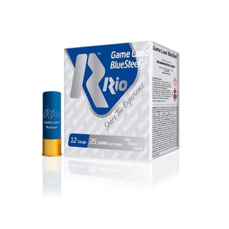 Rio Game Load BlueSteel 12 Gauge 2-3/4" 1-1/4 oz #2 Steel Shot- Lead Free- Box of 25