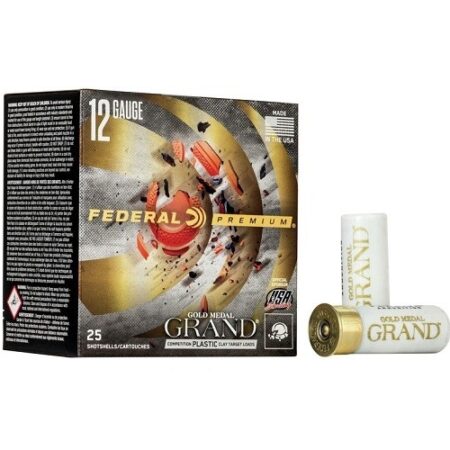 Federal Premium Gold Medal Grand 12 Gauge 2-3/4" 1-1/8 oz #8 Shot- Box of 25