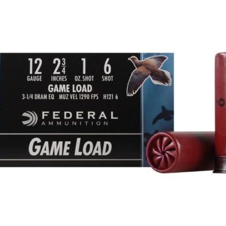 Federal Game-Shok Game Load 12 Gauge 2-3/4" 1 oz #6 Shot- Box of 25