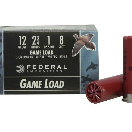 Federal Game-Shok Game Load 12 Gauge 2-3/4" 1 oz #8 Shot- Box of 25