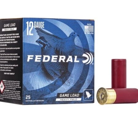 Federal Game Load Heavy Field 12 Gauge 2-3/4" 1-1/8oz #6 Shot- Box of 25