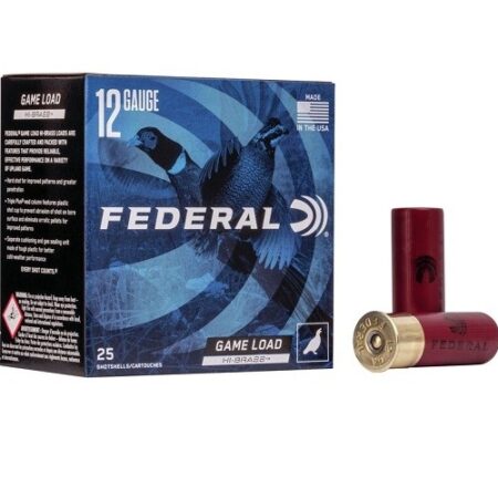 Federal Game Load Hi-Brass 12 Gauge 2-3/4" 1-1/4 oz #5 Shot- Box of 25