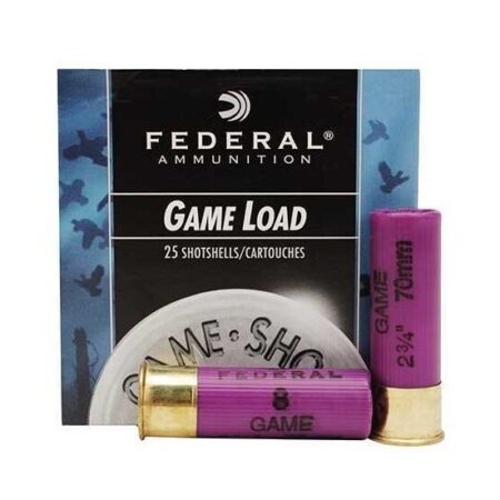 Federal Game-Shok 16 Gauge 2-3/4" 1 oz #8 Shot- Box of 25