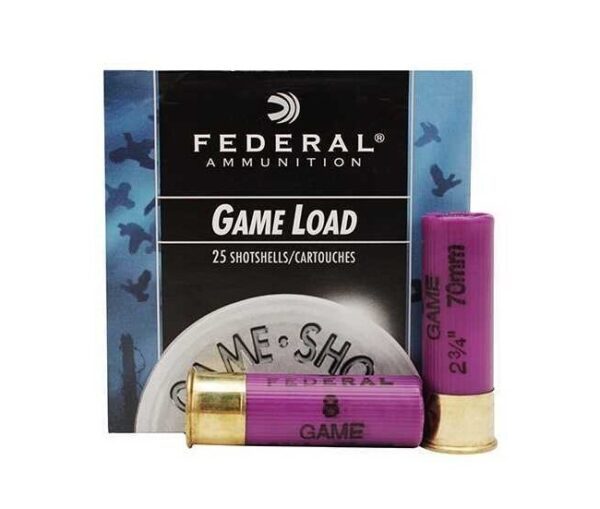 Federal Game-Shok 16 Gauge 2-3/4" 1 oz #8 Shot- Box of 25