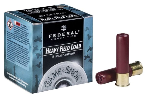 Federal Game-Shok Heavy Field Load 28 Gauge 2-3/4" 1 oz #7-1/2 Shot- Box of 25