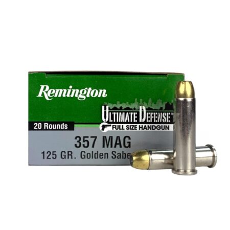 Remington HD Ultimate Defense .357 Magnum 125 Gr. Golden Saber JHP- Box of 20