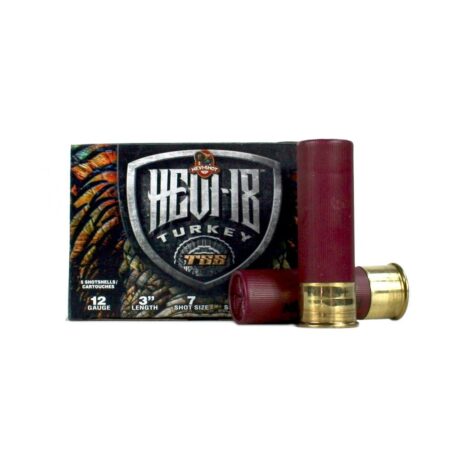 Hevi-Shot Hevi-18 Turkey TSS 12 Gauge 3" 2 oz #7 Tungsten Shot- Lead Free- Box of 5