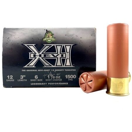 Hevi-Shot XII 12 Gauge 3" 1-1/8 oz Non-Toxic #6 Shot- Lead Free- Box of 25