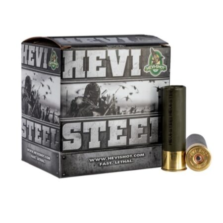 Hevi-Shot Hevi-Steel 12 Gauge 3" 1-1/4 oz #2 Steel Shot- Lead Free- Box of 25