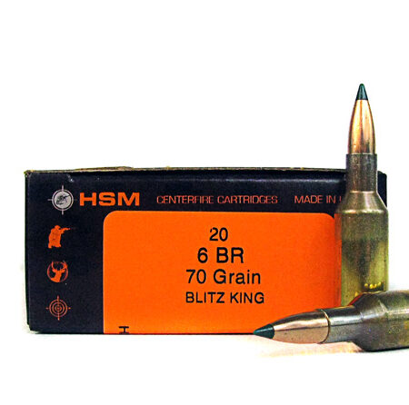 HSM 6mm BR 70 Gr. Sierra BlitzKing- Box of 20