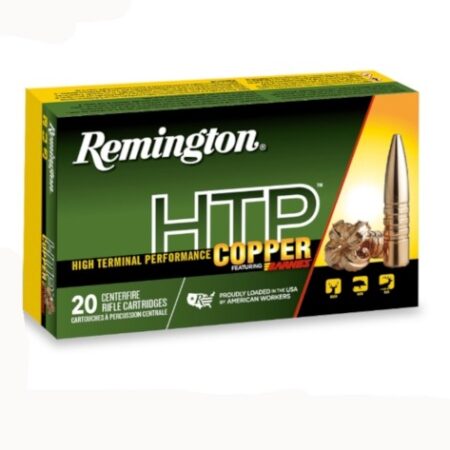 Remington HTP Copper 25-250 Remington 50 Gr. Barnes TSX Hollow Point Boat Tail- Lead-Free- Box of 20