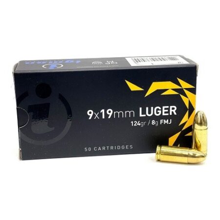 Igman 9mm Luger 124 Gr. Full Metal Jacket- Box of 50