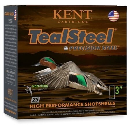 Kent Precision TealSteel 20 Gauge 3" 1 oz #6 Steel Shot- Lead Free- Box of 25