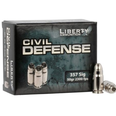 Liberty Civil Defense .357 Sig 50 Gr. Starburst Hollow Point- Lead-Free- Box of 20