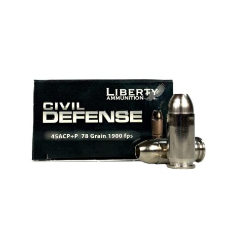 Liberty Civil Defense .45 ACP +P 78 Gr. Starburst Hollow Point- Lead-Free- Box of 20