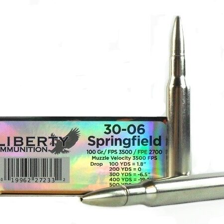 Liberty Animal Instinct 30-06 Springfield 100 Gr Fragmenting Hollow Point- Lead Free- Box of 20