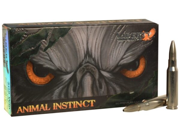 Liberty Animal Instinct .308 Winchester 100 Gr Fragmenting Hollow Point- Lead Free- Box of 20