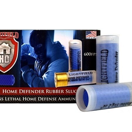 Lightfield Home Defender Less Lethal 12 Ga 2-3/4" Rubber Slug- Box of 5