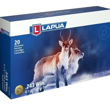 Lapua .243 Winchester 100 Gr. Soft Point- Box of 20