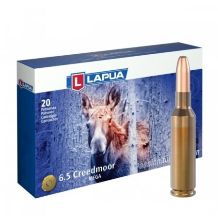 Lapua 6.5 Creedmoor 156 Gr. Mega Soft Point- Box of 20