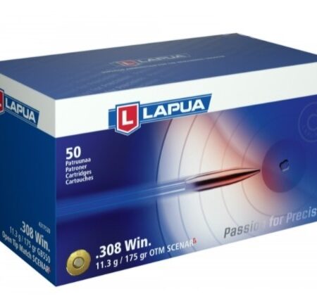 Lapua .308 Winchester 155 Gr. Scenar-L Open Tip Match- Box of 50