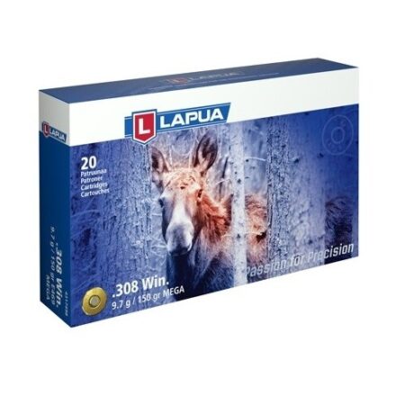 Lapua .308 Winchester 150 Gr. Mega Soft Point- Box of 20