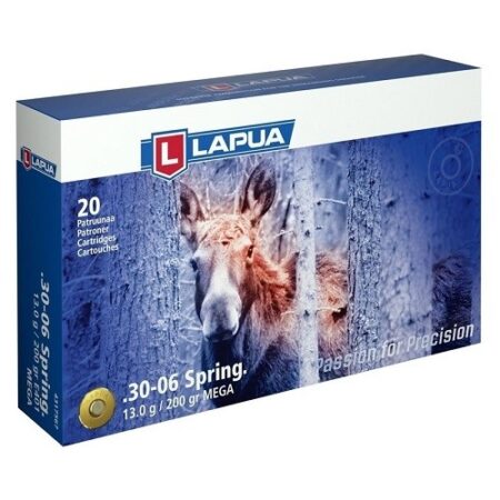 Lapua 30-06 Springfield 200 Gr. Mega Soft Point- Box of 20