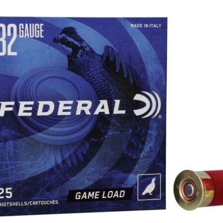 Federal Upland Game Load 32 Gauge 2-1/2" 1/2 oz #8 Shot- Box of 25