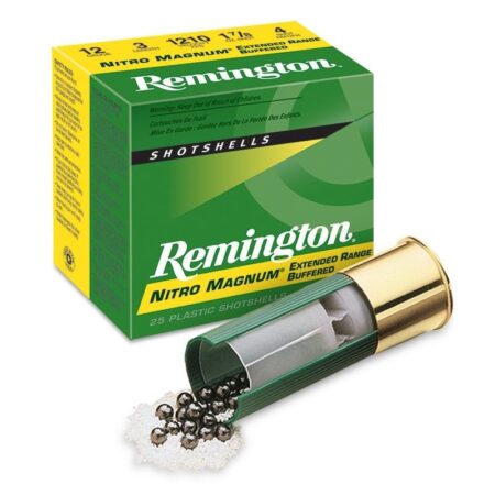 Remington Nitro Magnum 12 Ga 3" 1-7/8 oz #4 Shot Buffered Magnum- Box of 25