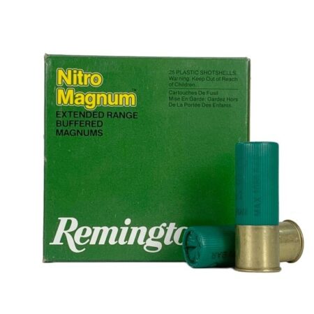 Remington Nitro Magnum 12 Gauge 2-3/4" 1-1/2 oz #2 Buffered Lead Shot- Box of 25