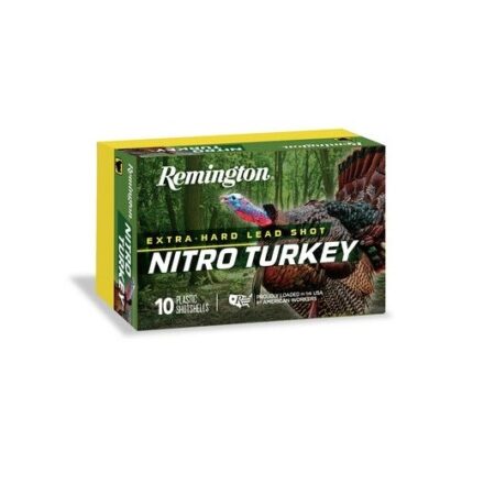 Remington Nitro Turkey 12 Gauge 2-3/4" 1-1/2oz #5 Extra Hard Lead Shot- Box of 10