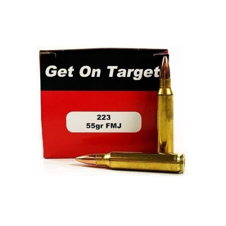 On Target Ammo .223 Remington 55 Gr. Full Metal Jacket- Box of 50