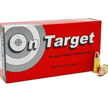 On Target 9mm Luger 124 Gr. Full Metal Jacket- Remanufactured- Box of 50