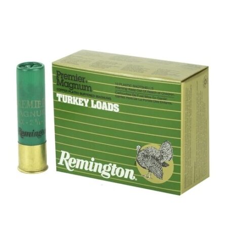 Remington Premier Magnum Turkey 12 Gauge 3-1/2" 2-1/4 oz #4 Shot Plated Buffered Magnum- Box of 10