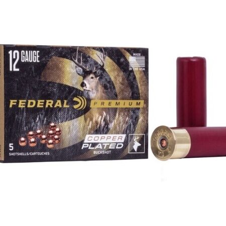 Federal Premium 12 Gauge 3" 00 Buckshot 15 Copper Plated Pellets- Box of 5