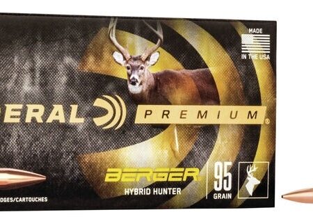 Federal Premium .243 Winchester 95 Gr. Berger Hybrid Hunter- Box of 20