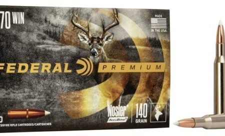 Federal Premium .270 Winchester 140 Gr. Nosler Accubond- Box of 20