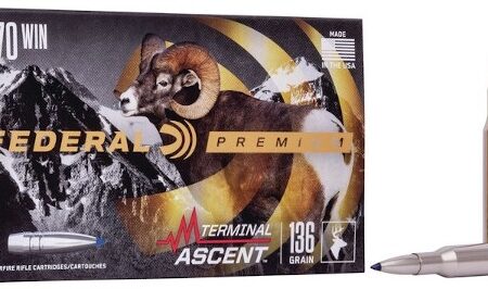 Federal Premium Terminal Ascent .270 Winchester 136 Gr. Slipstream Polymer Tip- Box of 20