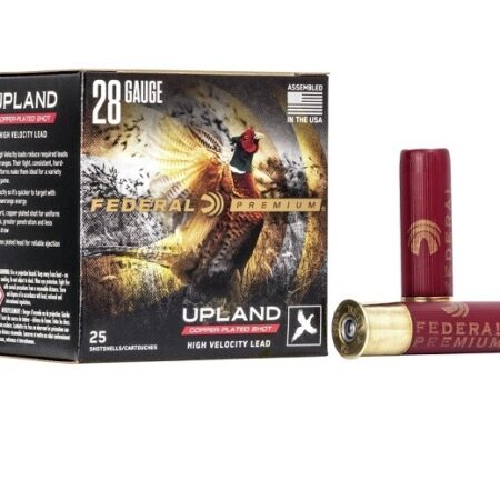 Federal Premium Upland 28 Gauge 2-3/4" 3/4 oz High Velocity Copper-Plated #7-1/2 Shot- Box of 25