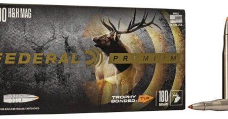 Federal Premium .300 H&H Magnum 180 Gr. Trophy Bonded Tip- Box of 20