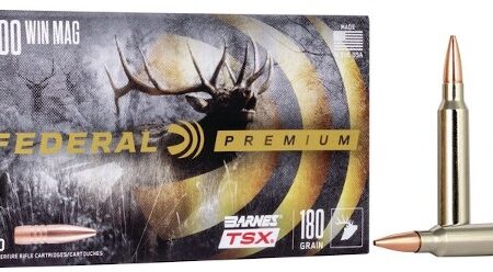 Federal Premium .300 Winchester Magnum 180 Gr. Barnes TSX- Lead Free- Box of 20