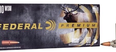 Federal Premium .300 Winchester Short Magnum (WSM) 180 Gr. Nosler Partition- Box of 20